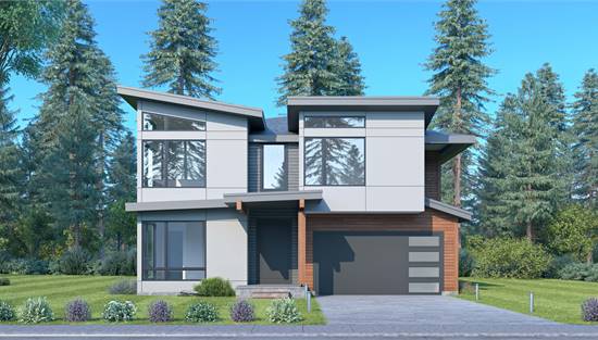 image of contemporary house plan 9974